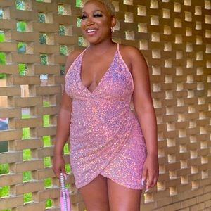 Sequin birthday dress